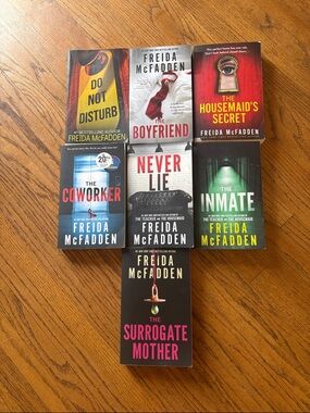 Frieda McFadden fans this is for you Thriller Book Set - Mixed Cover Colors